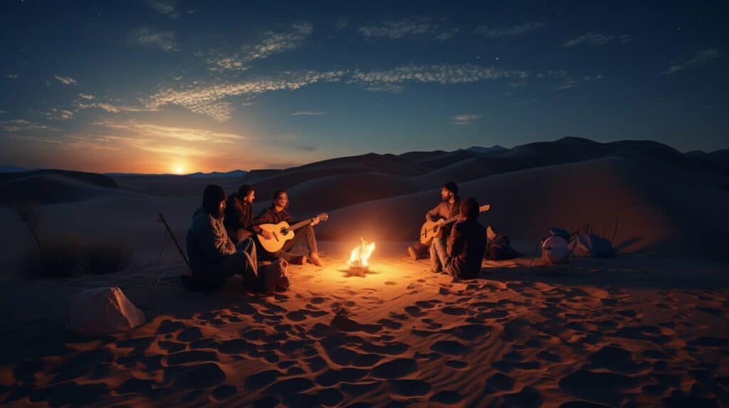 Camping In The Desert
