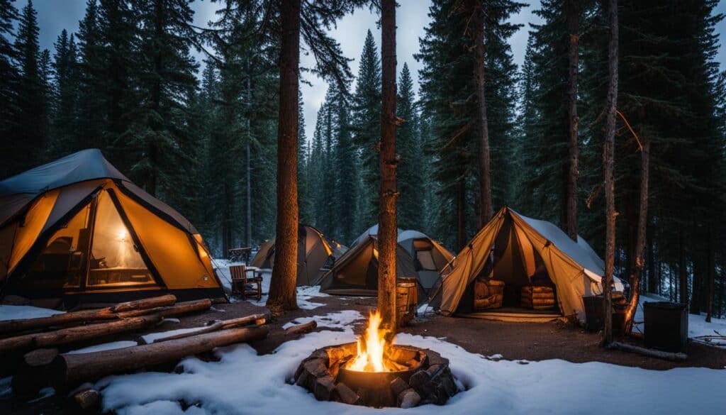 Tent Camping Setup Ideas