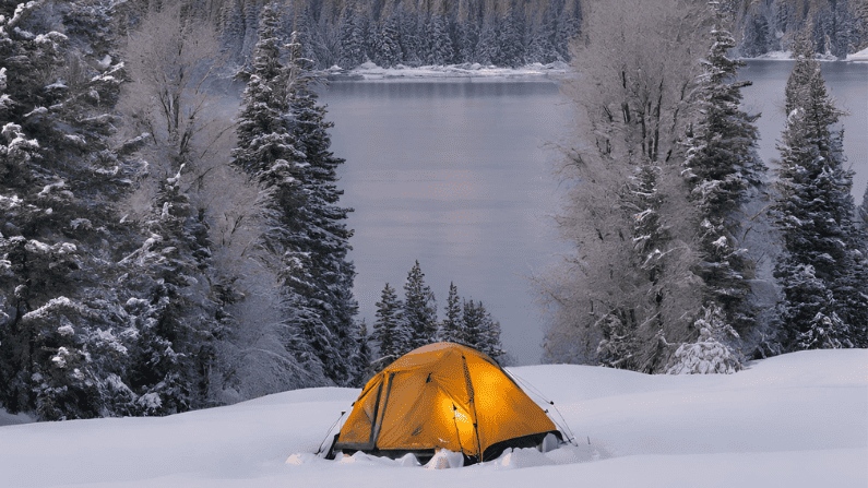 Winter Camping In Idaho