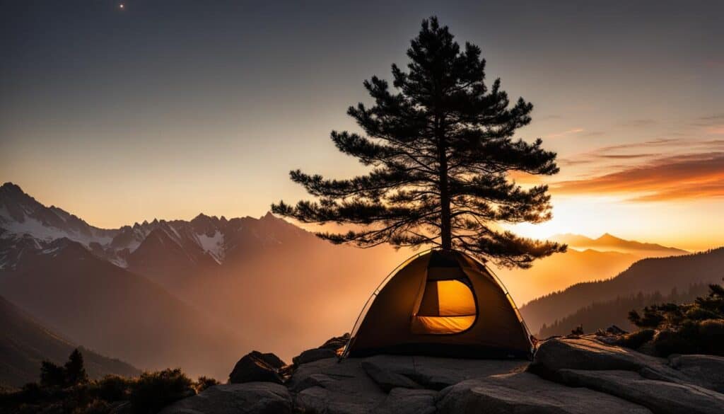 high altitude camping